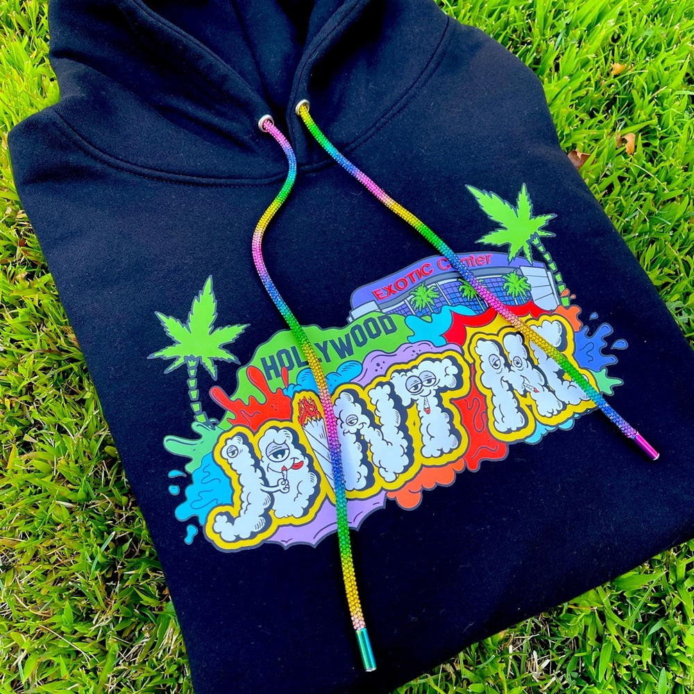 JOINT ME 💜 RAINBOW CRYSTAL HOODIE SWAROVSKI